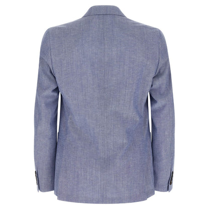 Pal Zileri Blue Wool Blazer