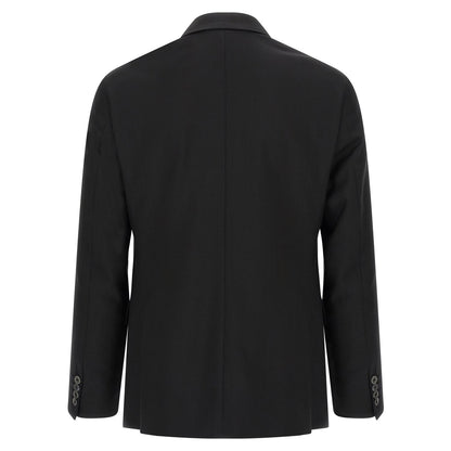 Pal Zileri Black Wool Two-Piece Suit