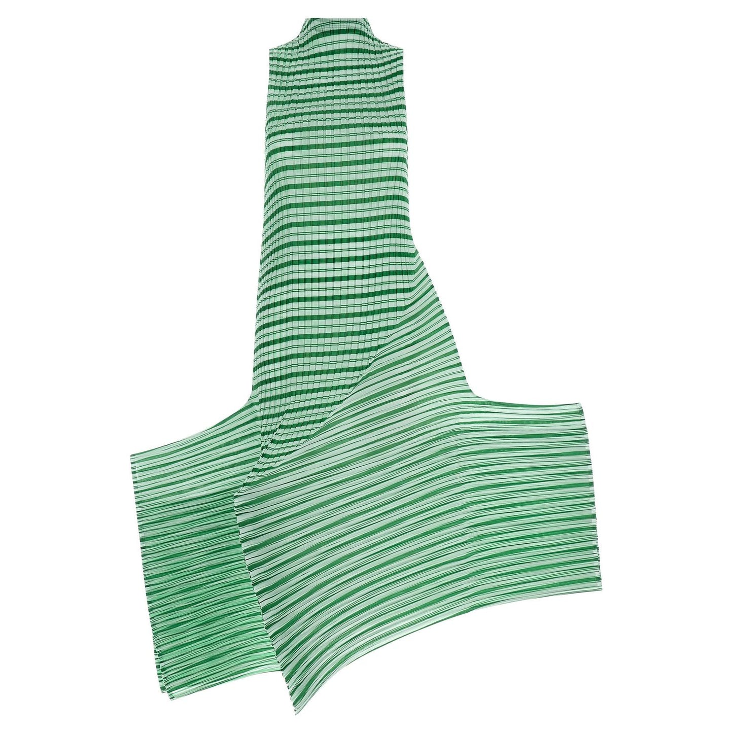 Issey Miyake Bicolor Polyester Long Dress