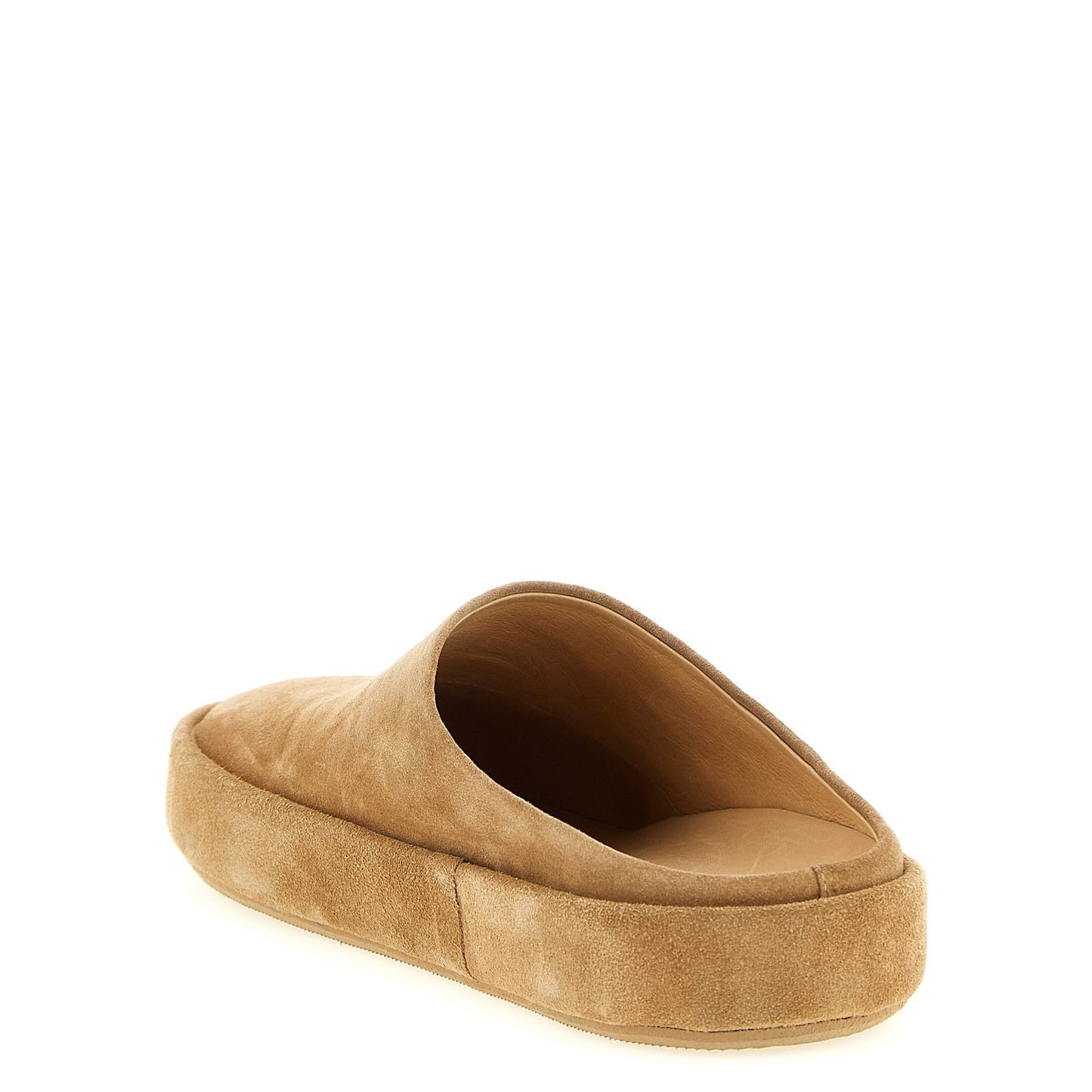 Marsell Beige Calfskin Mules