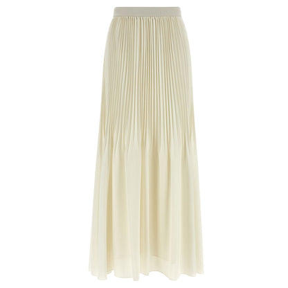 Twinset White Polyester Mini Skirt