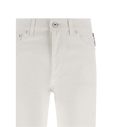 Paco Rabanne White Cotton Jeans Denim