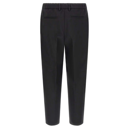 Jil Sander Black Polyester Dress Pants