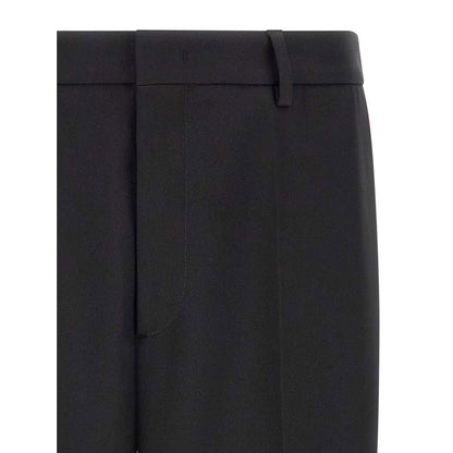 Jil Sander Black Polyester Dress Pants