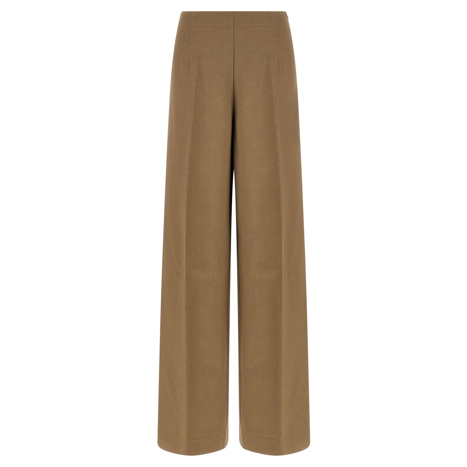 Herno Brown Viscose Casual Pants