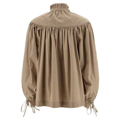Dries Van Noten Beige Cotton Blouse