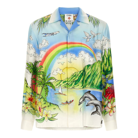 Casablanca Multicolor Silk Blouse