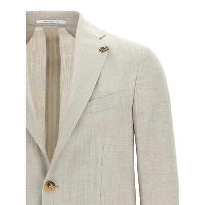 Pal Zileri Gray Copper Blazer