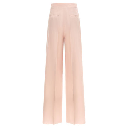 Max Mara Multicolor Virgin Wool Casual Pants