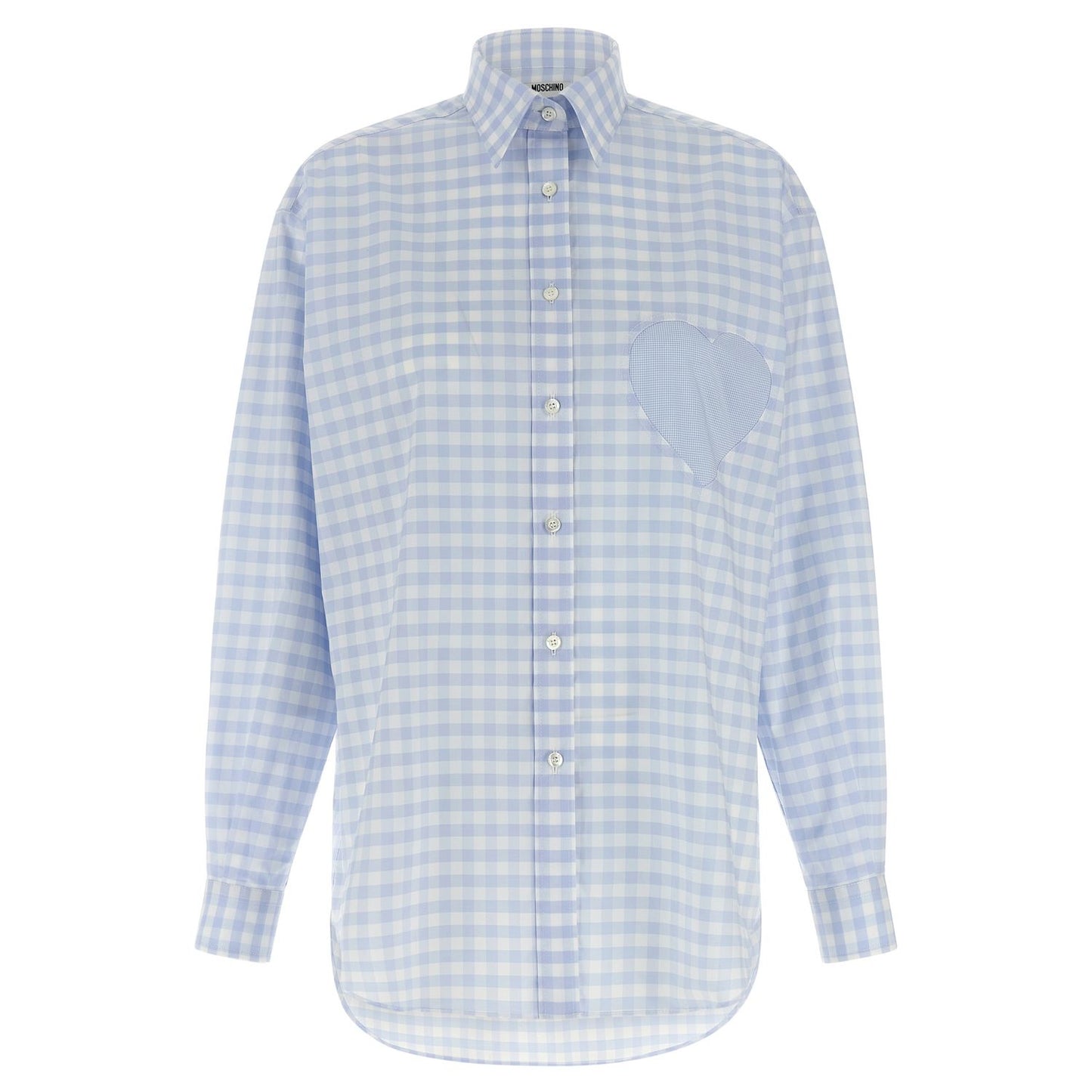 Moschino Blue Cotton Blouse