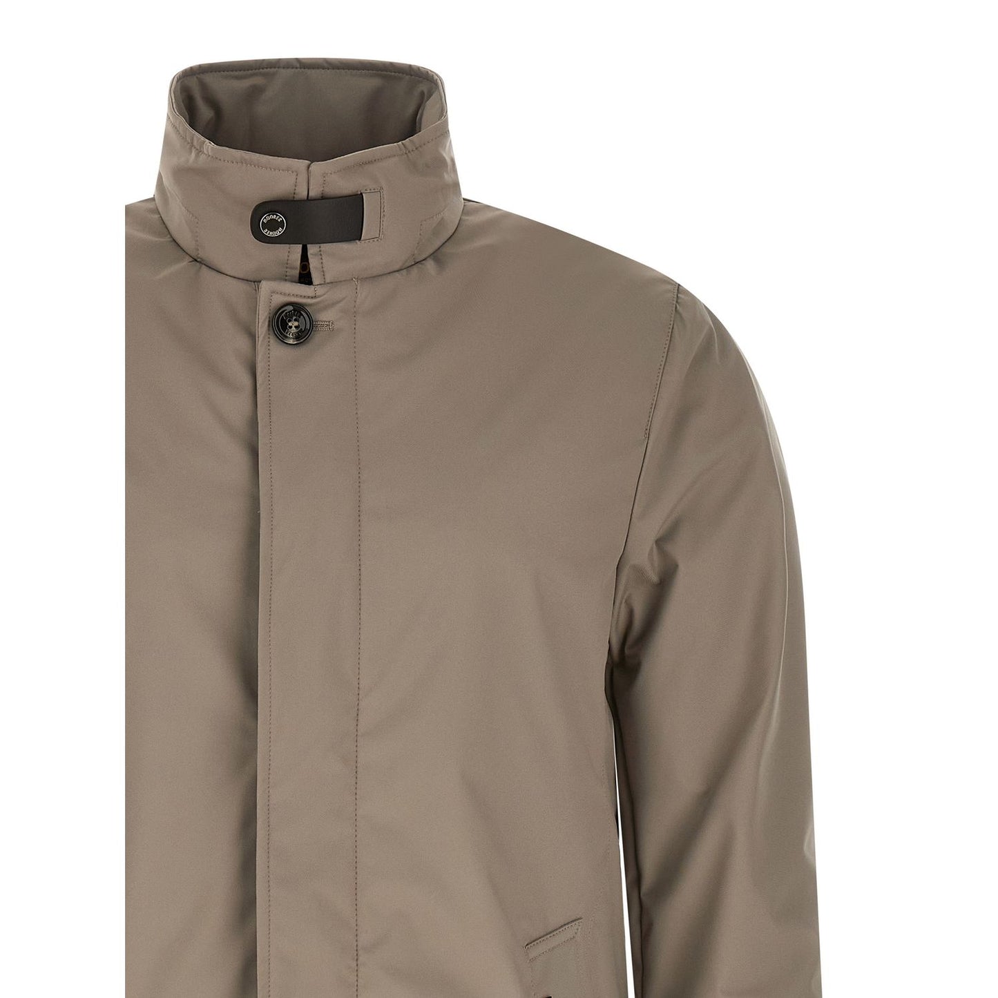 MooRER Gray Polyester Shell Jacket