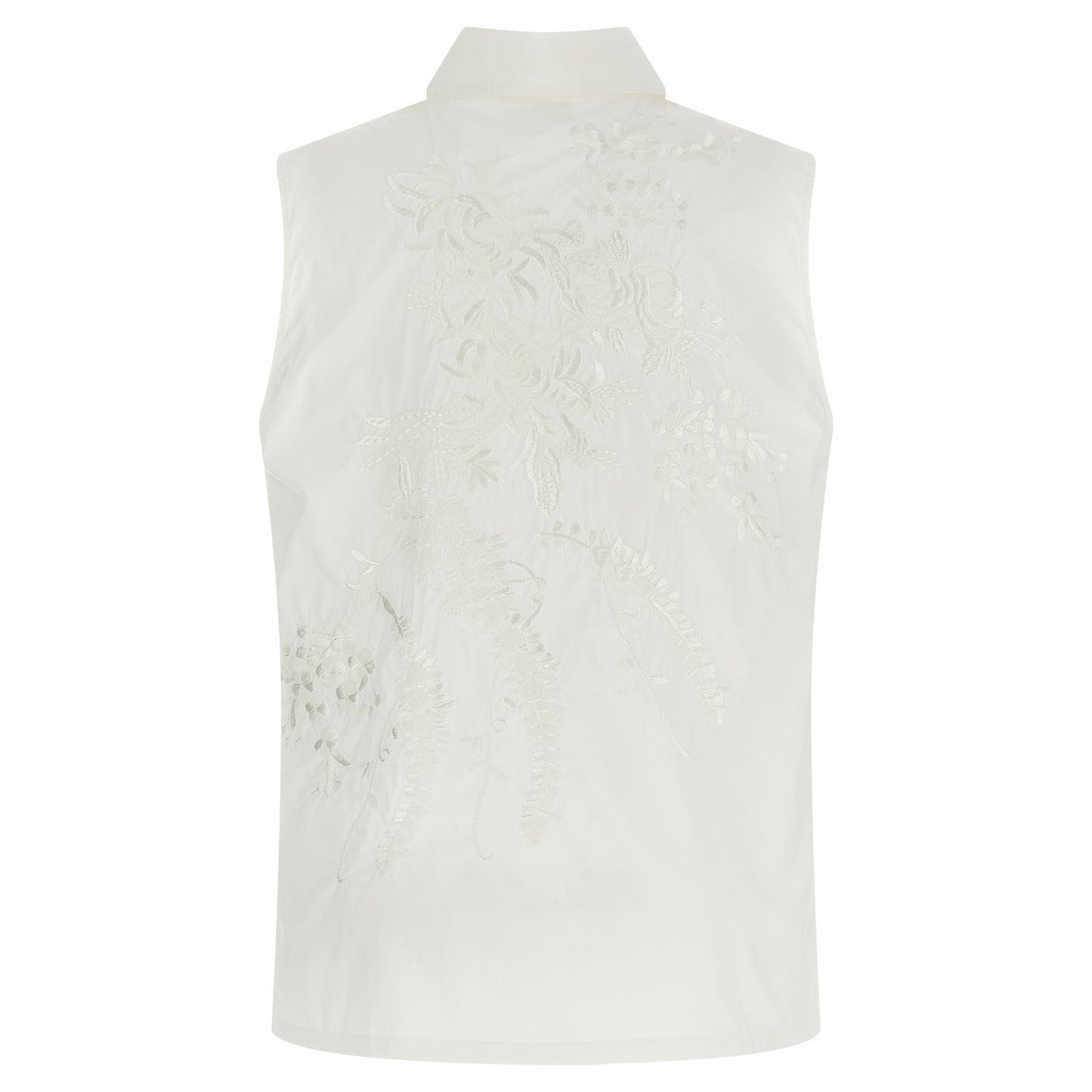 P.A.R.O.S.H. White Polyamide Blouse