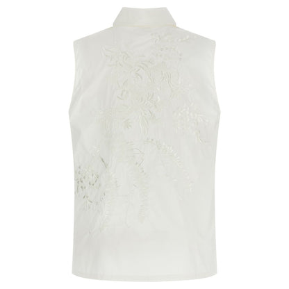 P.A.R.O.S.H. White Polyamide Blouse