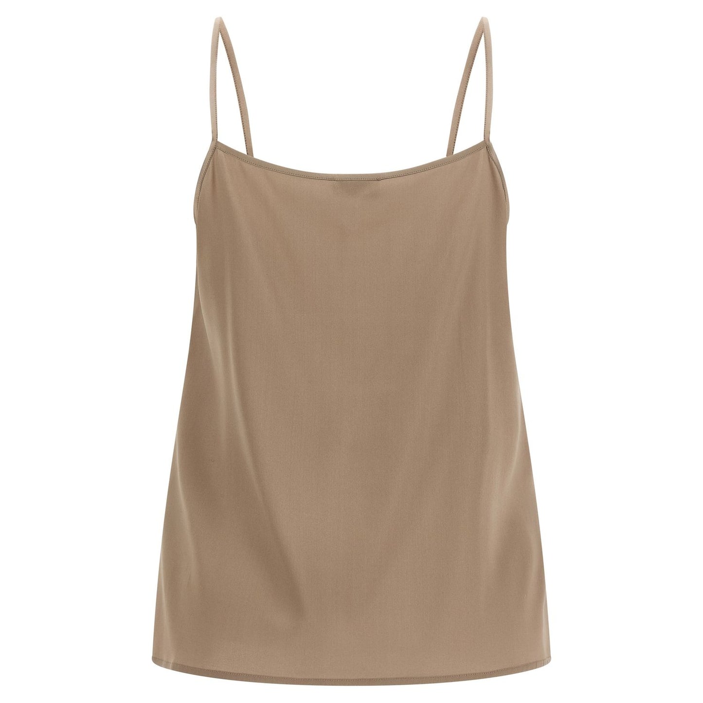 Peserico Brown Silk Blouse