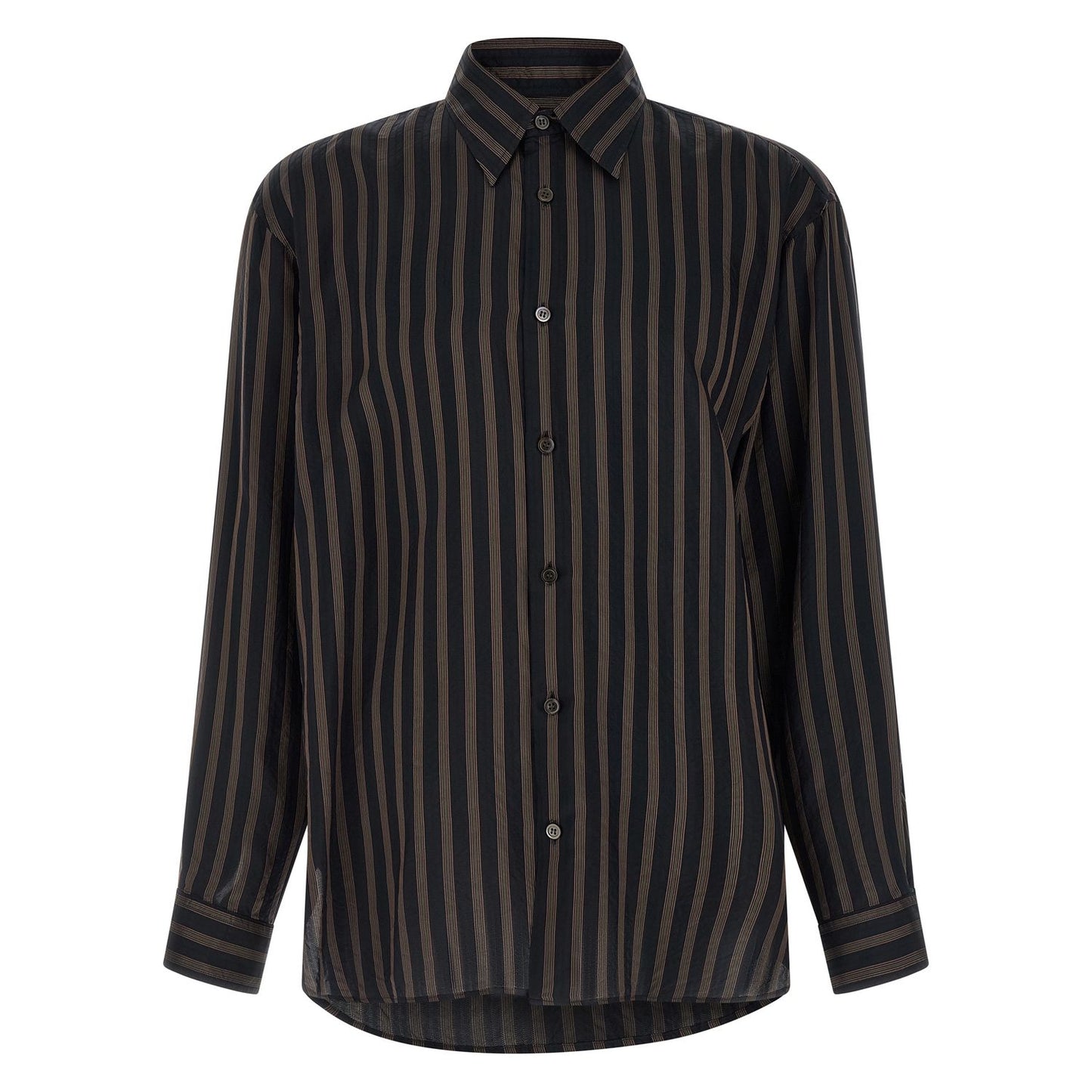 Dries Van Noten Black Copper Blouse