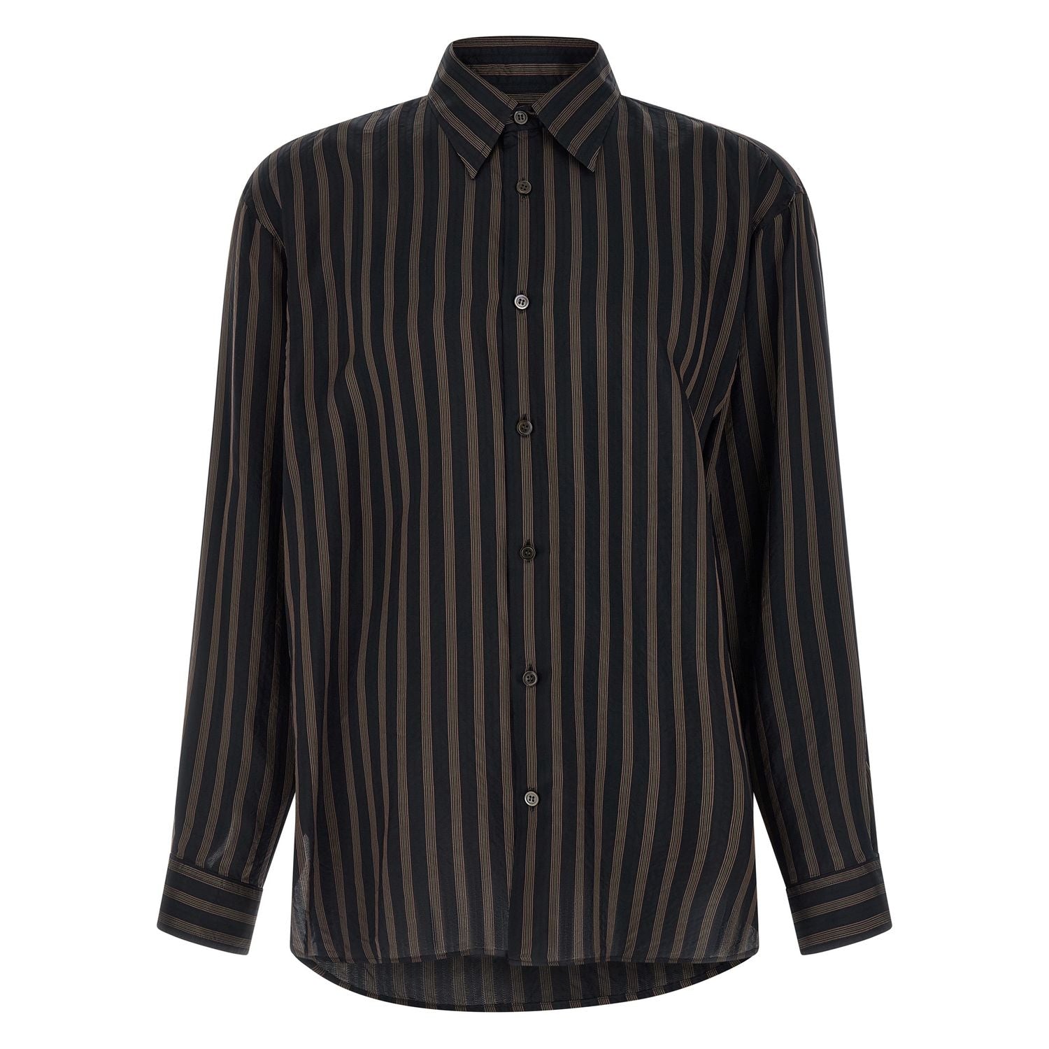 Dries Van Noten Black Copper Blouse