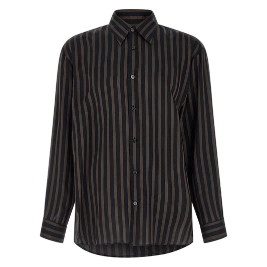 Dries Van Noten Black Copper Blouse