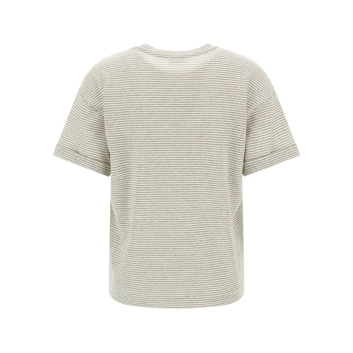 Peserico Beige Linen T-Shirt