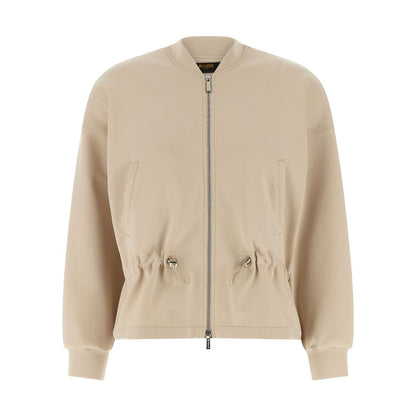 MooRER Beige Cotton Sweatshirt