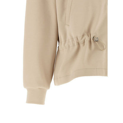 MooRER Beige Cotton Sweatshirt