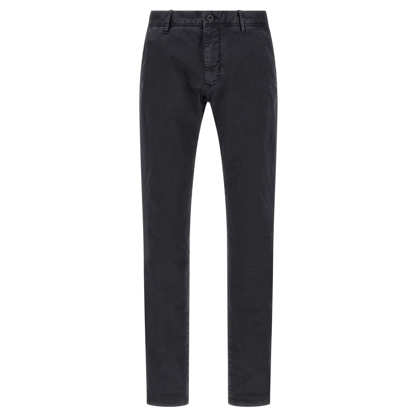 Incotex Blue Cotton Casual Pants