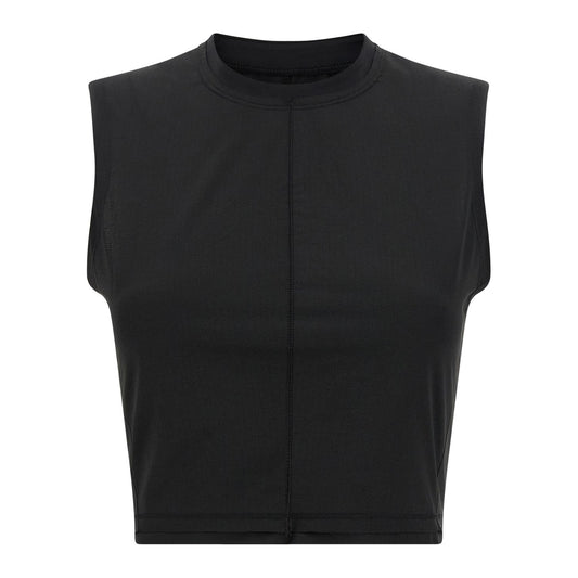 Y-3 Black Polyester Sport Bra