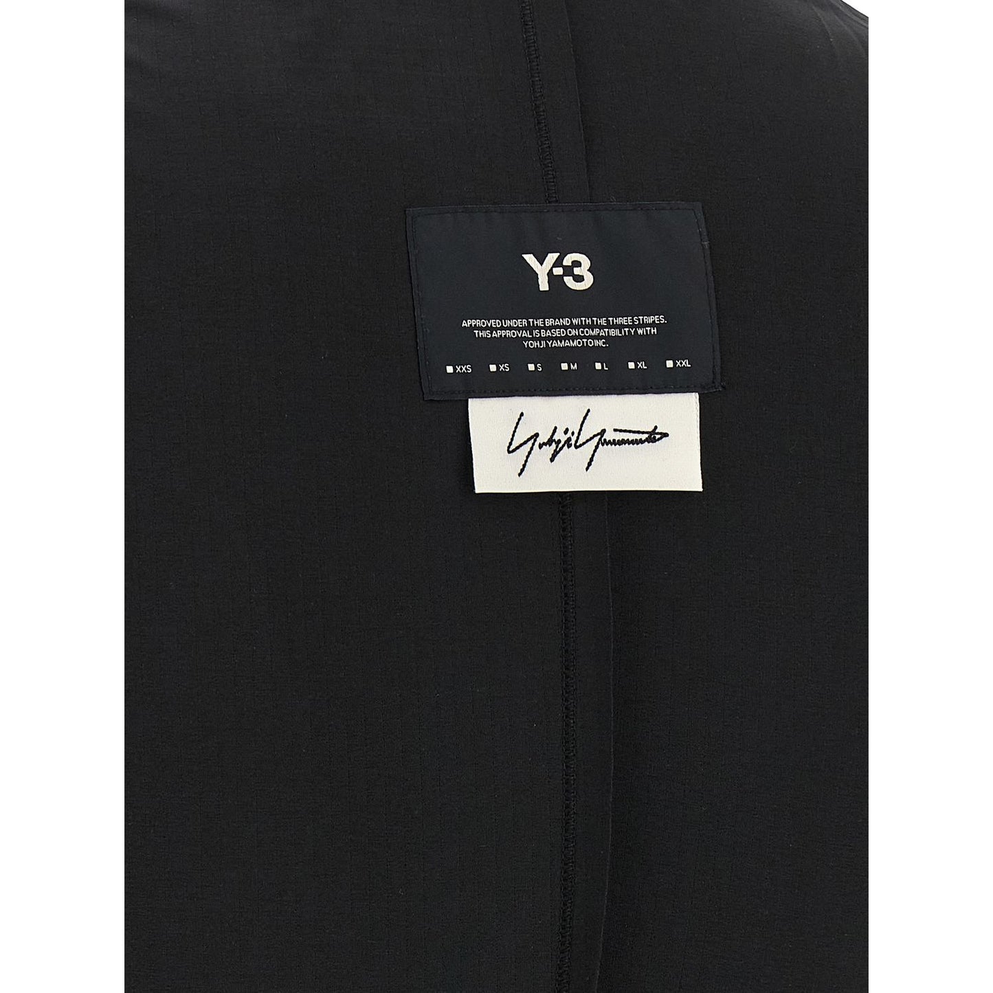Y-3 Black Polyester Sport Bra