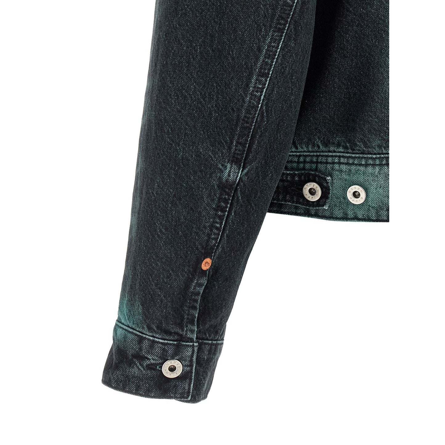 Kenzo Gray Cotton Denim Jacket