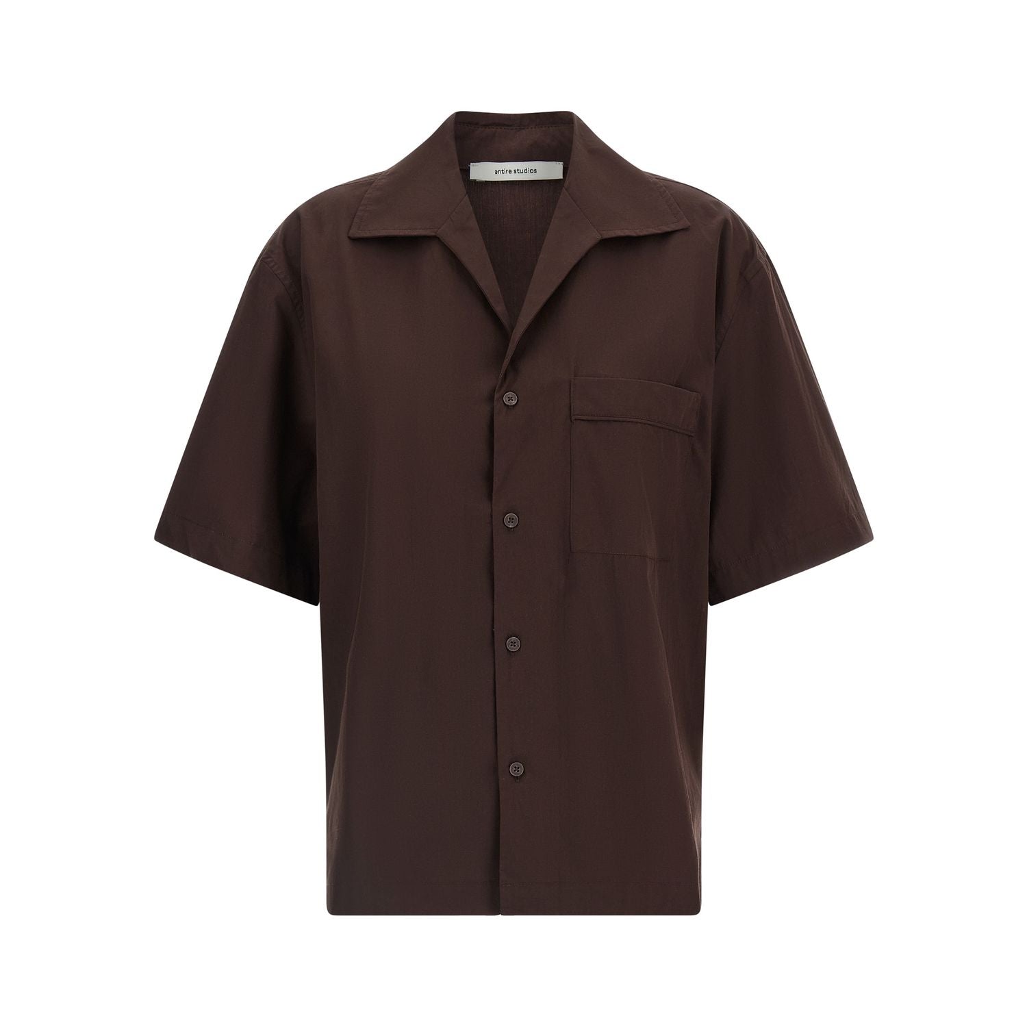 Entire Studios Brown Cotton Blouse