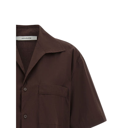 Entire Studios Brown Cotton Blouse