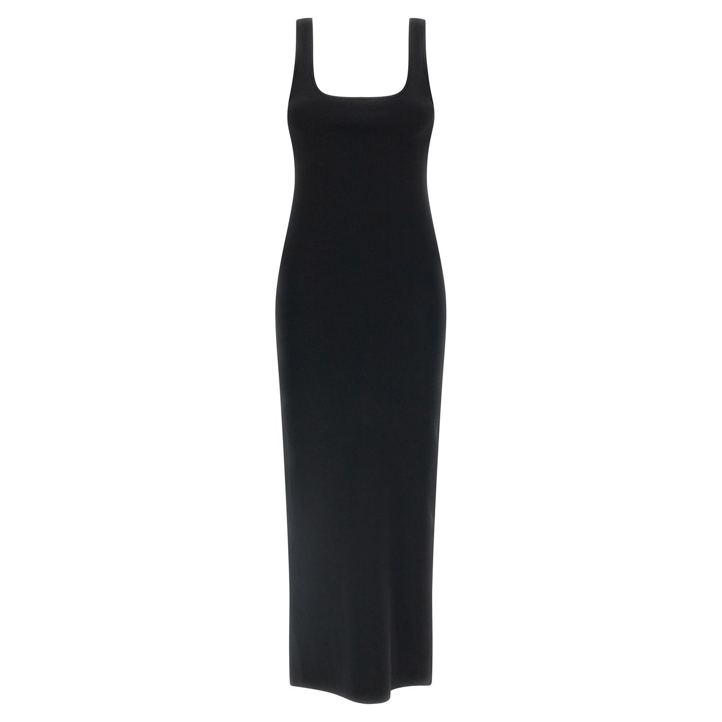 Entire Studios Black Viscose Midi Dress