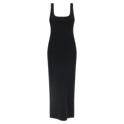 Entire Studios Black Viscose Midi Dress