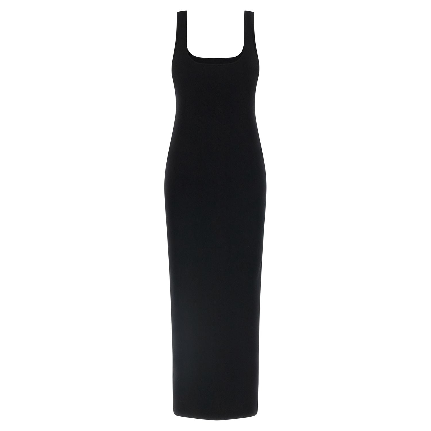 Entire Studios Black Viscose Midi Dress