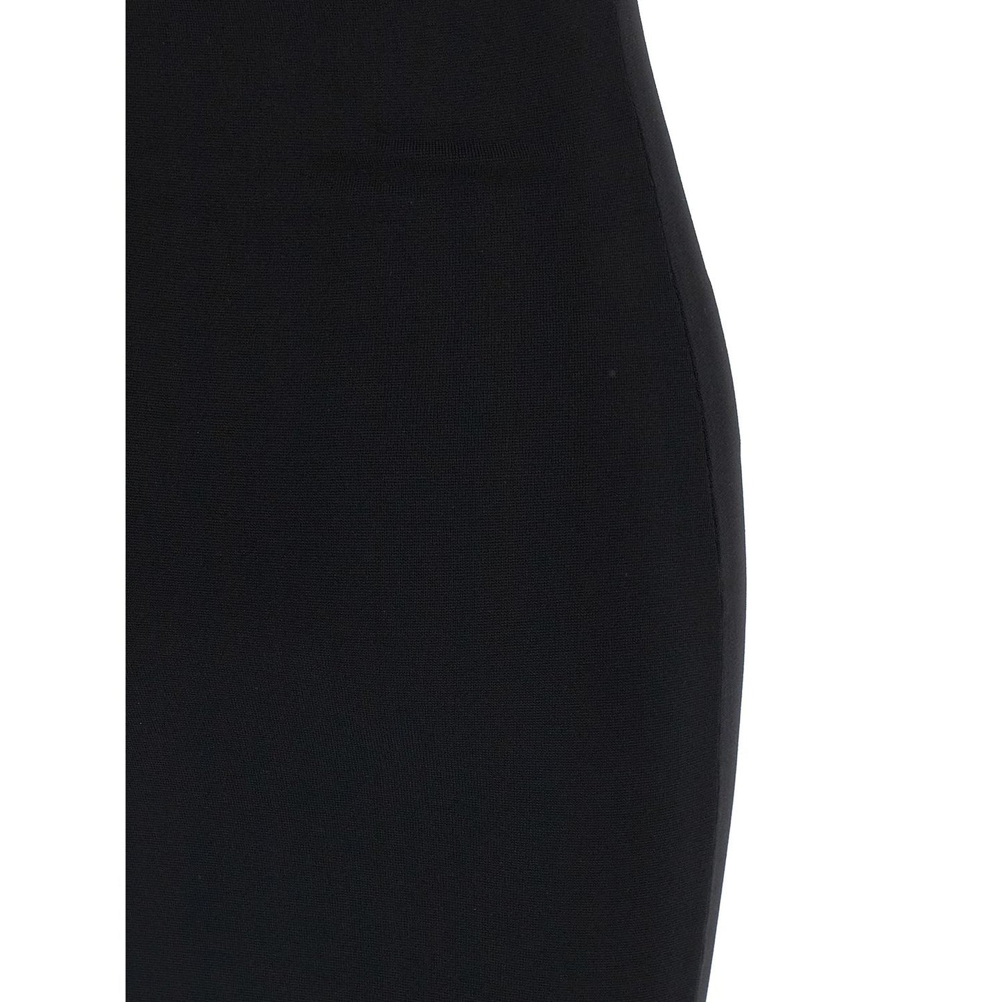 Entire Studios Black Viscose Midi Dress