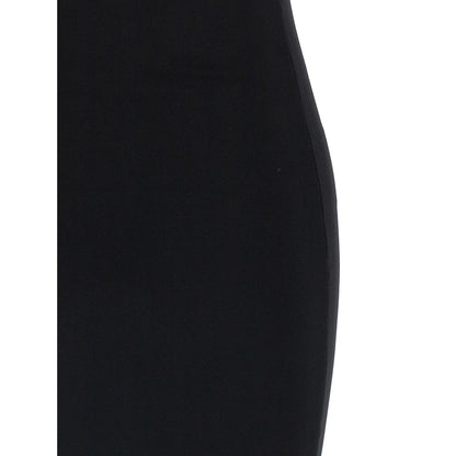 Entire Studios Black Viscose Midi Dress
