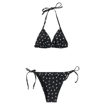 Moschino Bicolor Polyester Bikini