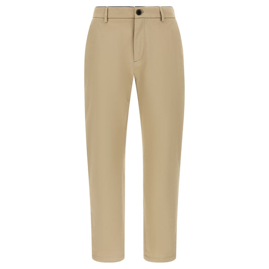 Department 5 Beige Cotton Cropped Pants
