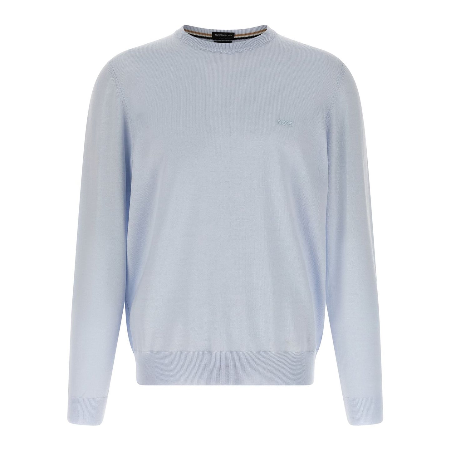 Hugo Boss Blue Virgin Wool Cardigan