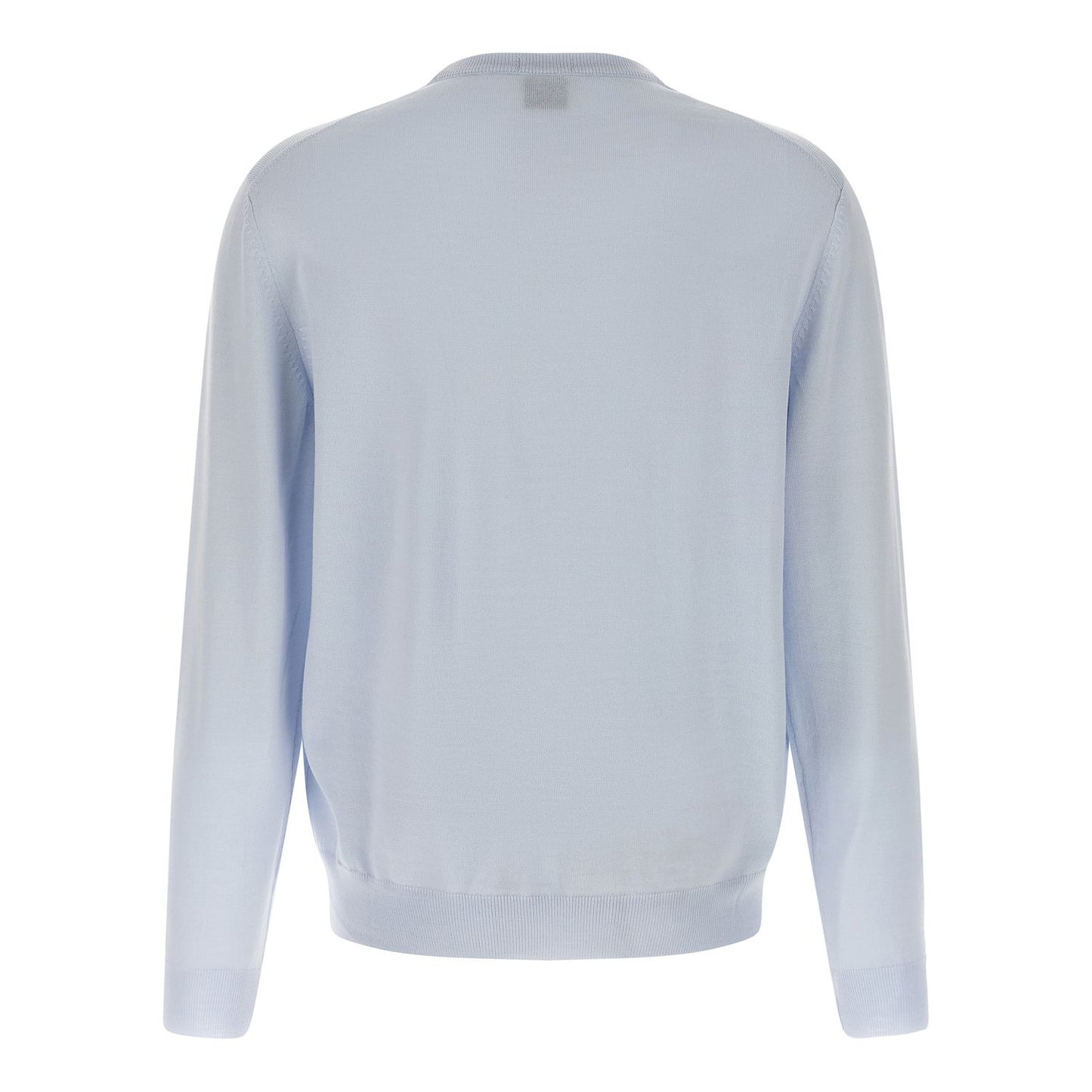 Hugo Boss Blue Virgin Wool Cardigan