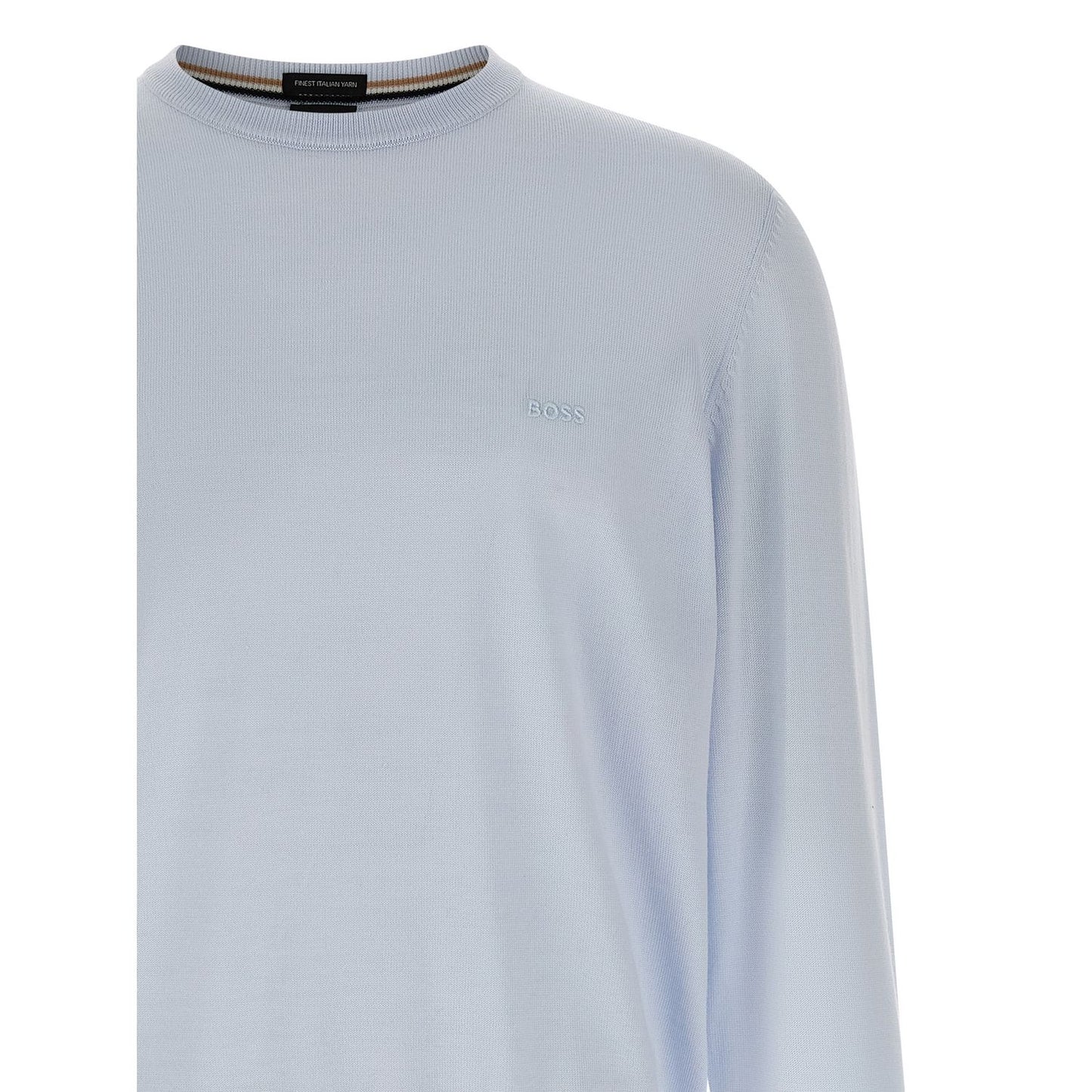 Hugo Boss Blue Virgin Wool Cardigan