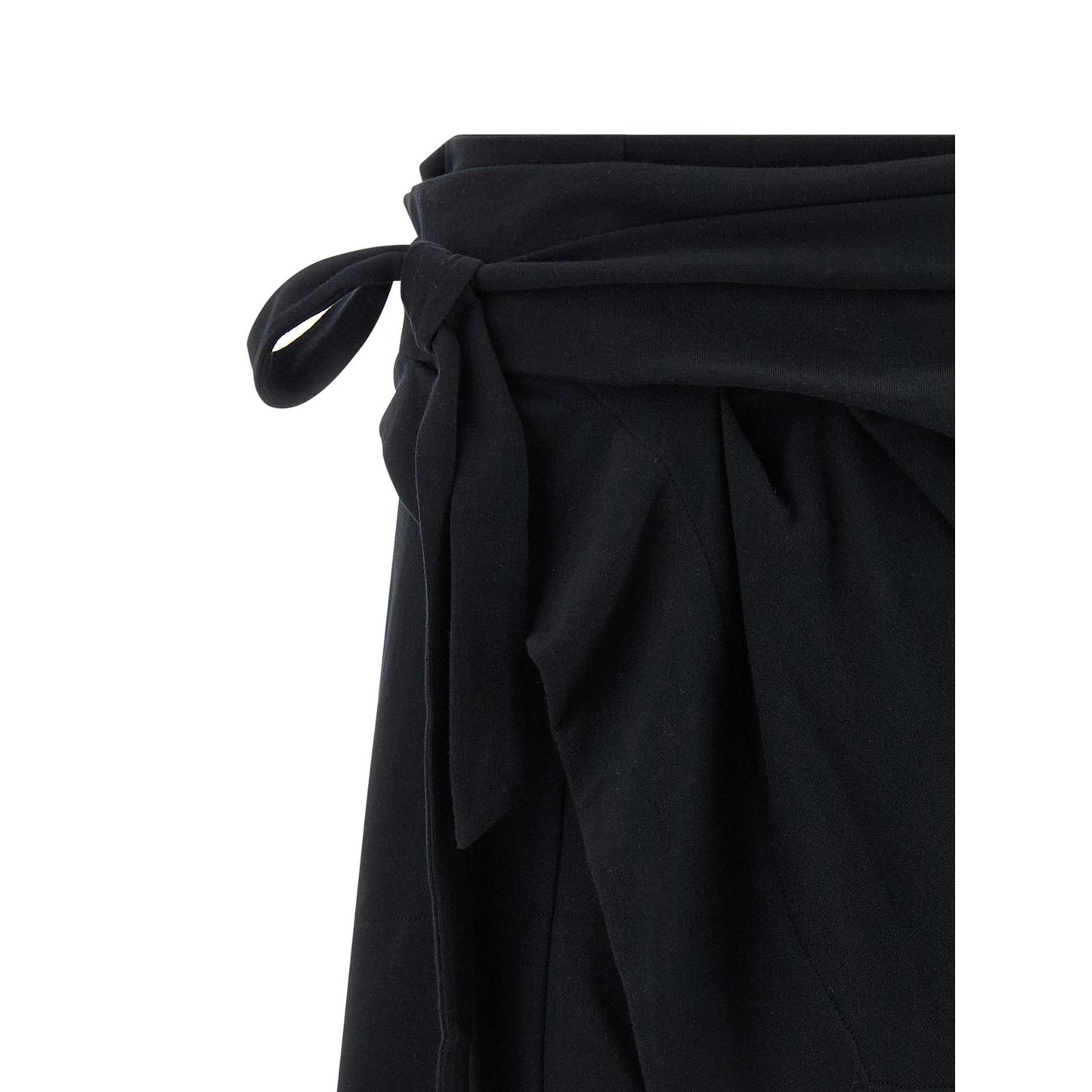 Isabel Marant Black Cotton Long Skirt