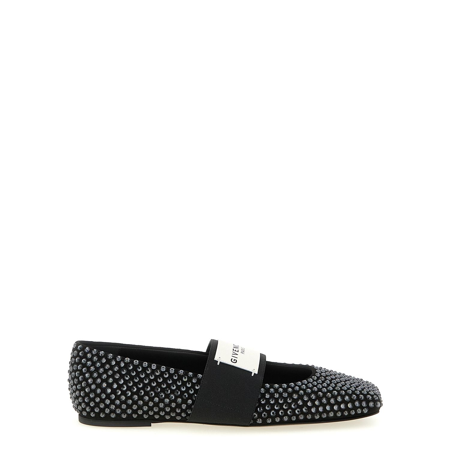 Givenchy Black Calfskin Ballet Flats