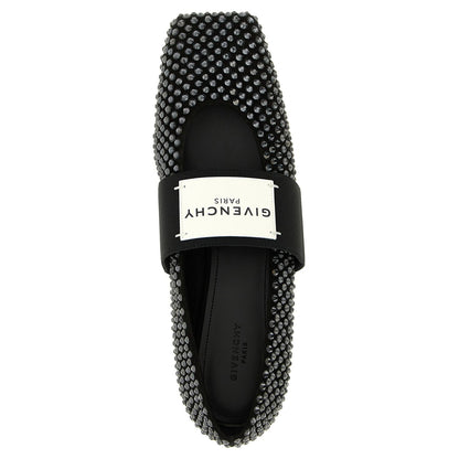 Givenchy Black Calfskin Ballet Flats