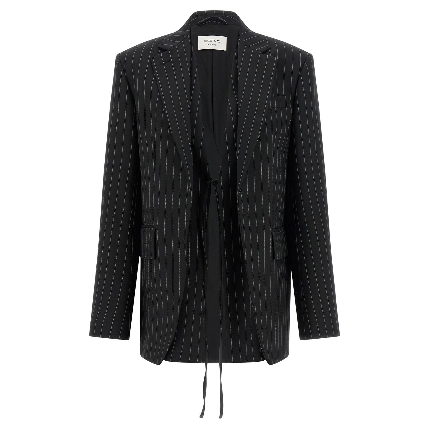 Sportmax Black Wool Blazer