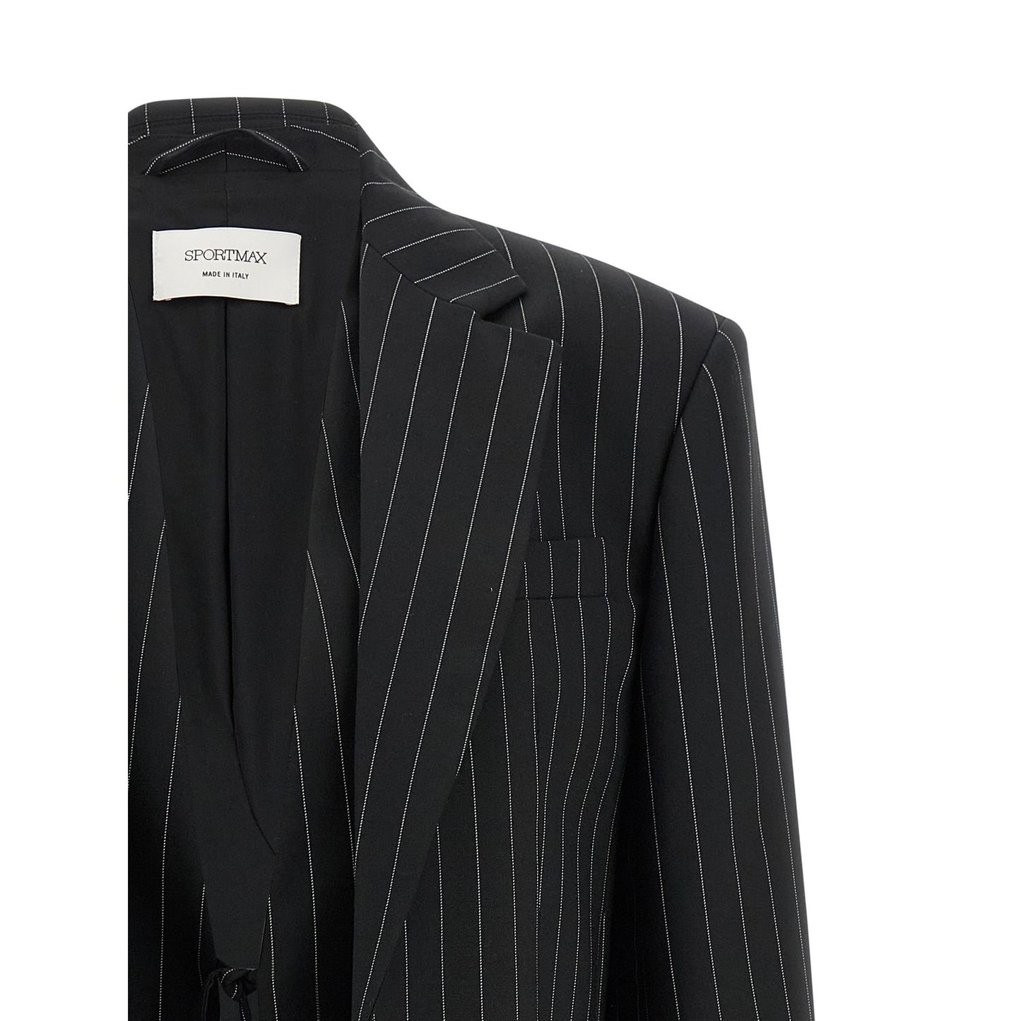 Sportmax Black Wool Blazer