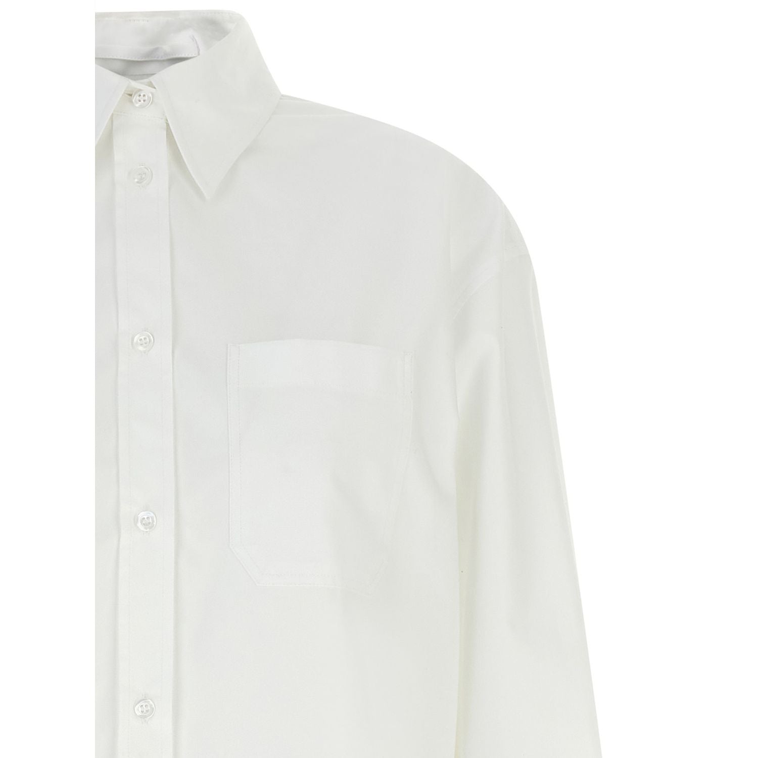 Sportmax White Cotton Blouse