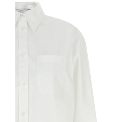 Sportmax White Cotton Blouse