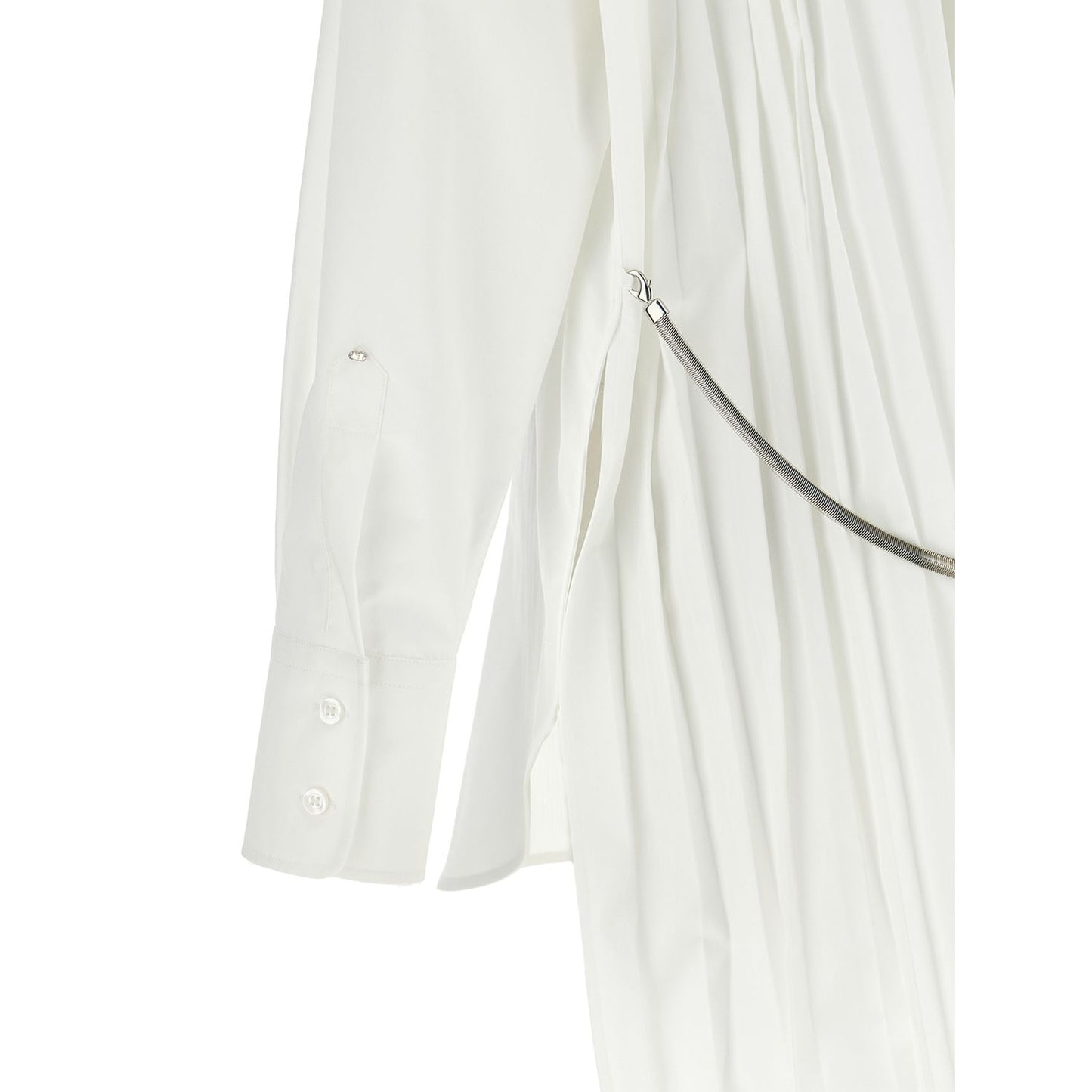 Sportmax White Cotton Blouse