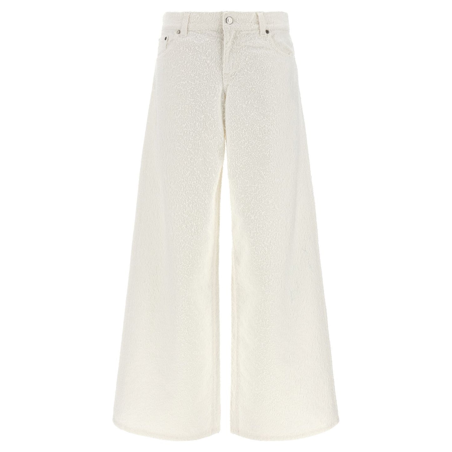 Stella McCartney White Cotton Jeans Denim