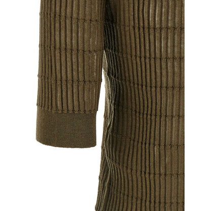 Max Mara Bicolor Silk Polo Shirt